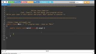 Java Lesson 0 - onlinegdb.com