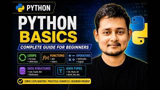 Python Basics for Beginners | Data Types, Loops, Functions & Operators Explained