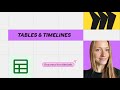 How to Use Tables and Timelines in Miro | Organize Projects like a Pro