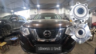 замена подшипника передней ступицы ниссан х трейл .. nissan x trail #подвеска #ходовая #ремонтавто