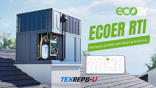 ECOER RTi Rooftop Heat Pump | Smart IoT \u0026 EAC Technology | 10-Year Warranty