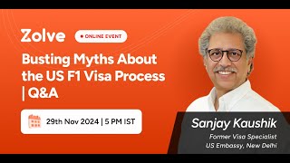 Ex-Visa Officer Reveals the Truth About F-1 Visa Myths | Must-Watch Tips by Sanjay Kaushik