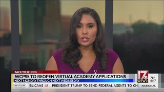 WCPSS reopening virtual academy sign-up