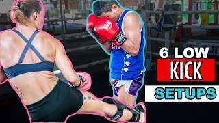 6 Muay Thai Low Kick Setup Techniques