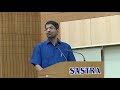 english lecture on bhakti 4.0 by sri dushyanth sridhar @ sastra