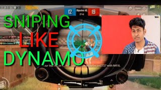 SNIPING LIKE A DYANAMO PUBG MOBILE PUBG |MOBILE ATTITUDE VIDEO |DYNAMO GAMING