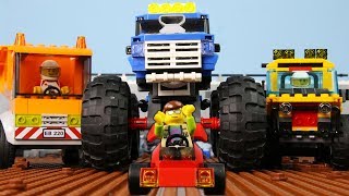 LEGO Vehicles Demolition Derby  STOP MOTION LEGO City: Trucks VS Cars | LEGO | By Billy Bricks