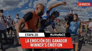 Winner's emotion - Stage 20 | #LaVuelta22