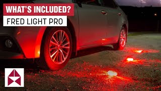 FRED Light PRO Unboxing - Flashing Roadside Emergency Disk - DOT LED Flare