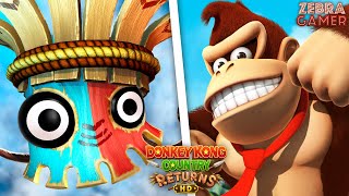 Donkey Kong Country Returns HD All Bosses! - Zebratastic Moments