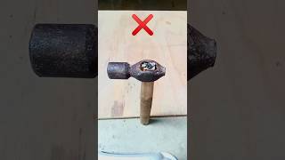 Hammer handle making technique that you've probably never seen #shorts #diy #tips #tools