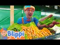 Blippi Learns About Healthy Food at a Farm! | Educational Videos For Kids