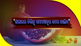 The benefits of pomegranate consumption || ଡାଳିମ୍ବ ସେବନ କରିବାର ଉପକାରିତା ||#ANSODIA