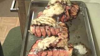 How to make Broiled Maine Lobster Tails Au Gratin