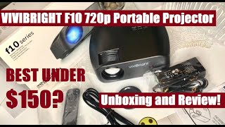 Unboxing and Review: VIVIBRIGHT F10 720p Portable Projector | BEST UNDER $150?