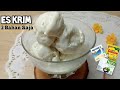 3 BAHAN SAJA JADI ES KRIM SANTAN SUSU TERENAK DAN LEMBUT! TANPA MIXER