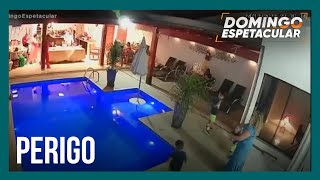 Pai de jovem herói posta vídeo para alertar famílias com piscina em casa