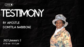 SUNDAY SERVICE WITH APOSTLE DOMITILA NABIBONE (05-1-2025)