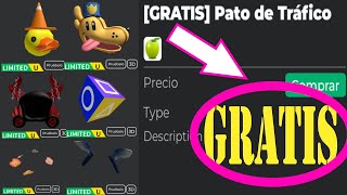 RAPIDO CONSIGUE MASCARA DE PATITO TRAFICO Y MAS ITEMS EN ROBLOX