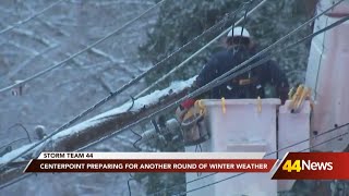 CenterPoint Energy working to restore power, monitoring second round of severe weather