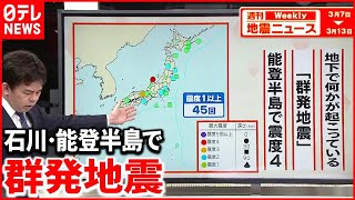 【解説】狭いエリア震源の浅い地震相次ぐ  石川･能登半島『週刊地震ニュース』