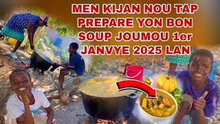 Haitian food| Men kijan nou te prepare yon bon soup joumou 1 janvye !wap sezi wè sa