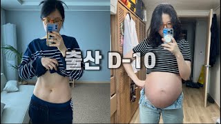 38주 임산부 VLOG | 출산까지 10일! 언제 아기가 나오려나? 소소한 만삭임산부 일상기록 🤰 🍼 👶 (출근과 개육아를 곁들인.. 🪄)