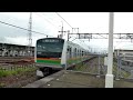 e231系近郊型 e233系3000番台　雀宮駅発車