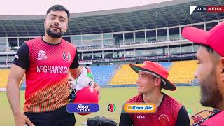 Yamin Ahmadzai \u0026 Noor Ahmad interact ahead of the 1st ODI | Afghanistan Tour of Sri Lanka 2022 | ACB