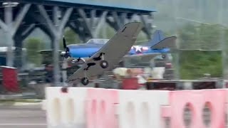 Deadstick Crash - SBD-5 Dauntless deadstick emergency landing crash #rccrash #rc #rcplane