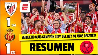 ATHLETIC CLUB CAMPEÓN de la COPA DEL REY al vencer en penales al MALLORCA del Vasco | Copa del Rey