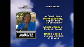 JACINTA FLAVIUS 1 ~ Long Obituary