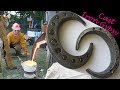 Casting Molten Iron - Cast Iron Gypsy | Bracelets with Cast In Place Stones Full Project Make Video