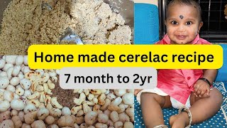 Homemade MAKHANA CERELAC For 7M - 2 Yr Babies | Weight Gain \u0026 Brain Developmental Baby Food