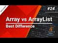 Difference Between Array and Arraylist in Java core | Array vs ArrayList in Java