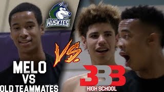 LaMelo Ball PLAYS vs OLD CHINO HILLS Teammates! After Melo Retires from Chino Hills!