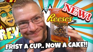 NEW! MRS  FRESHLEY'S REESE'S PEANUT BUTTER CUPCAKES!! TASTE AND REVIEW!!