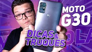 MOTO G30 - TOP 10 DICAS \u0026 TRUQUES PARA DEIXAR ELE AINDA MELHOR!