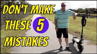 5 Electric Scooter Buying Tips You MUST Know BEFORE You Buy First E Scooter!