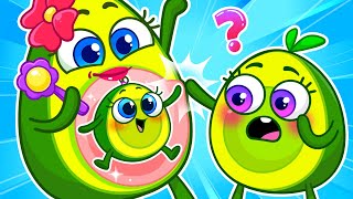 How was Baby Avocado Born?👶 New Sibling!🥑 II Funny Cartoons for Kids by Meet Penny 🥑💖