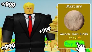 Donald Trump Plays Roblox No Limit Lifting Simulator