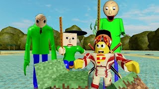 Roblox BUILD TO SURVIVE BALDI!! | The Weird Side of Roblox