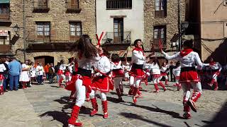 Caramelles 2018: Bastoners de Súria (un tros de Sol a la Plaça Major del Poble Vell)