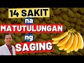 14 Sakit na Matutulungan ng Saging.  - By Doc Willie Ong (Internist and Cardiologist)