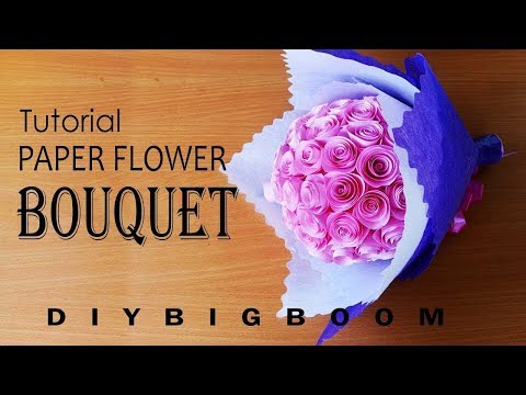 HOW TO MAKE PAPER FLOWER BOUQUET TUTORIAL EASY STEP BY STEP HOW TO MAKE PAPER FLOWER BOUQUET TUTORIAL EASY STEP BY STEP