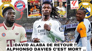 🚨OFFICIEL: UNE NOUVELLE BLESSURE !! / LE REAL DIT ADIEU À DAVIES !! / DAVID ALABA DE RETOUR DEMAIN ✅