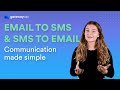 Email to SMS and SMS to Email: Communication made simple with GatewayAPI