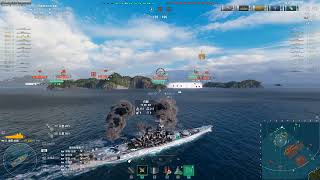 World of Warships 戰艦世界/大和(Yamato) 29KM 4核心秒殺滿血航母