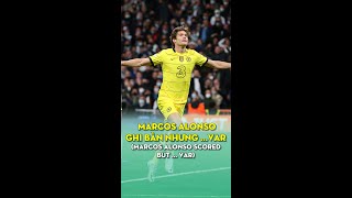 Marcos Alonsoghi bàn nhưng ... VAR (Marcos Alonso scored but ... VAR) #shorts #chelsea #realmadrid