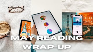 May Reading Wrap Up | 10 books read in May! eBook & Audiobook recs | @coffeeandgoodreads_